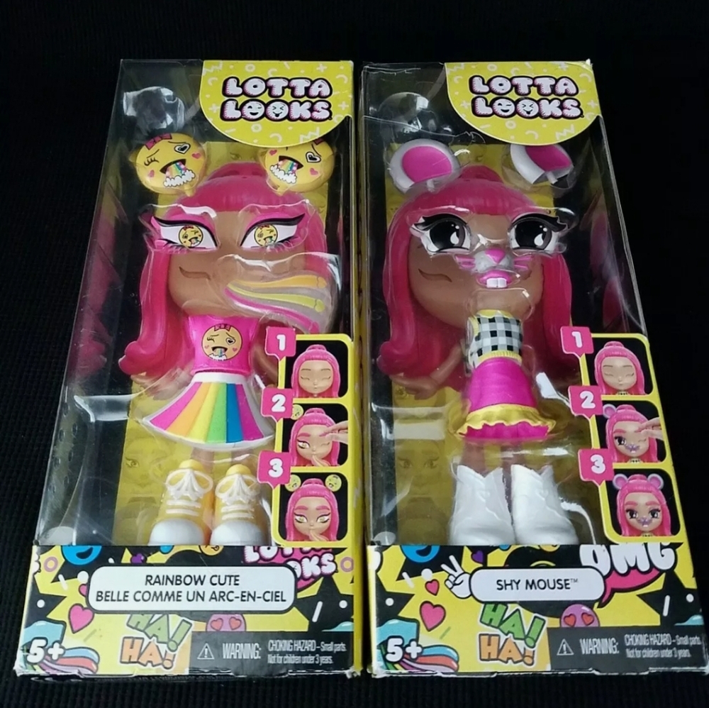 LOTTA LOOKS RAINBOW CUTIE & SHY MOUSE